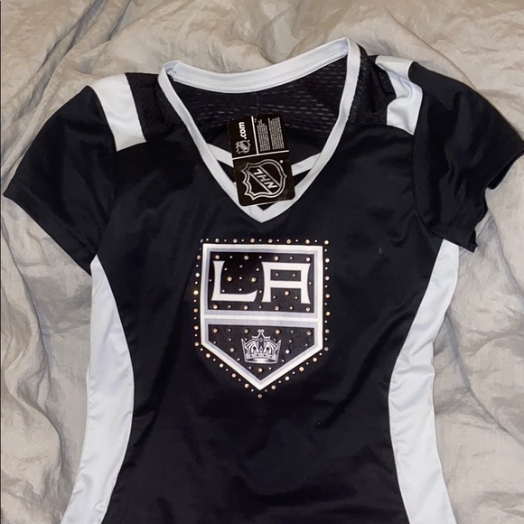 Majestic Tops - Brand new, womens LA Kings fitted jersey size S